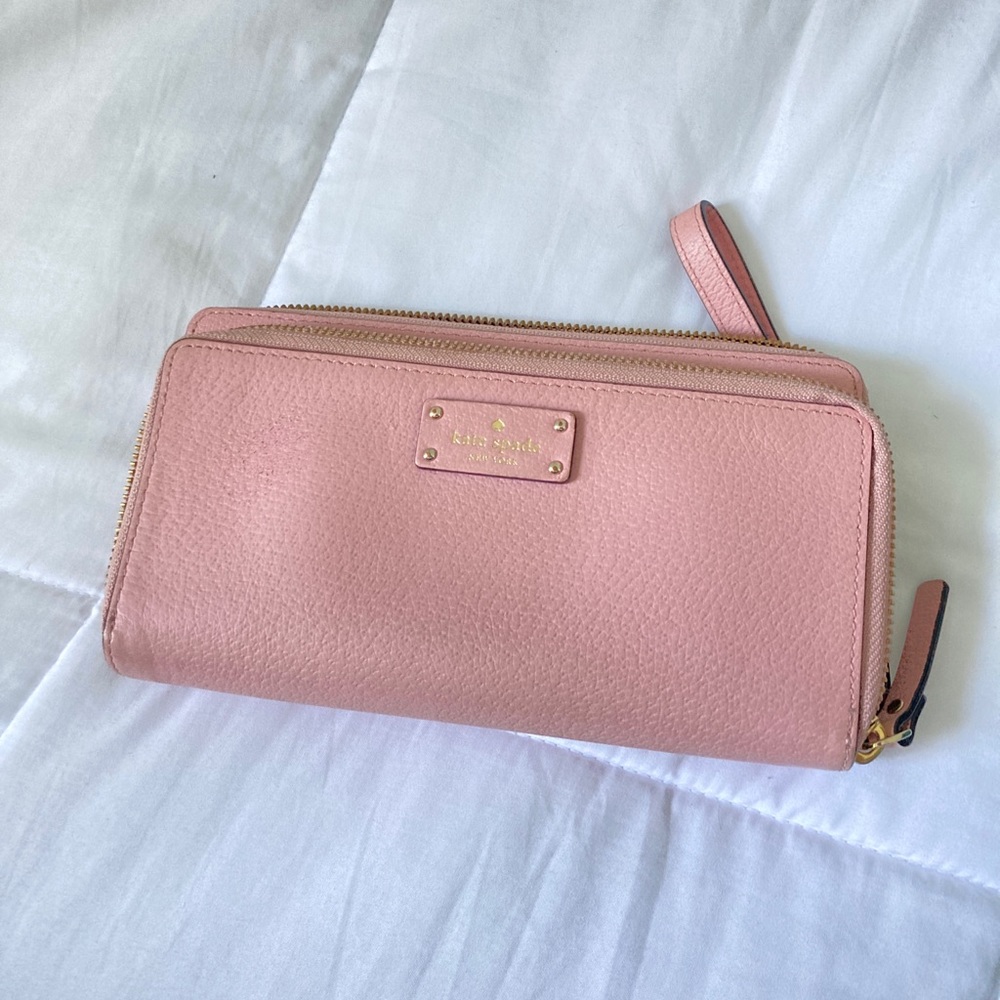 Pink Kate Spade Wallet Wristlet
